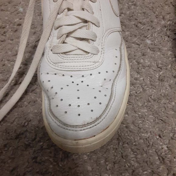 Women's Size 8 Nike Court Vision White Low - Picture 6 of 16